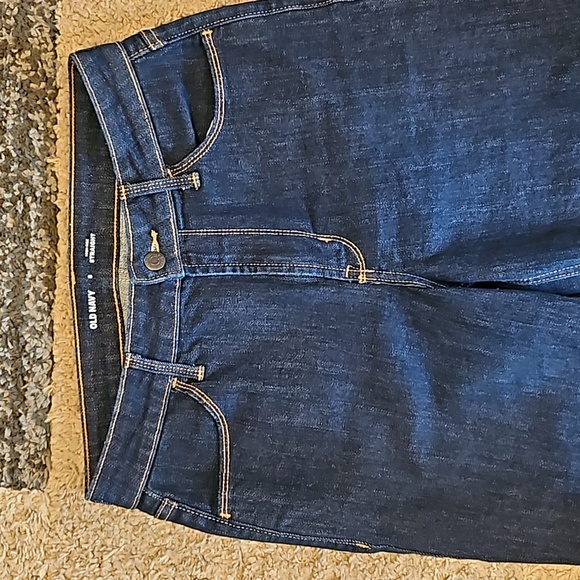 NWOT Old Navy Woman's High-Rise Straight Dark Wash Denim Jeans. Sz: 8 - Picture 4 of 8